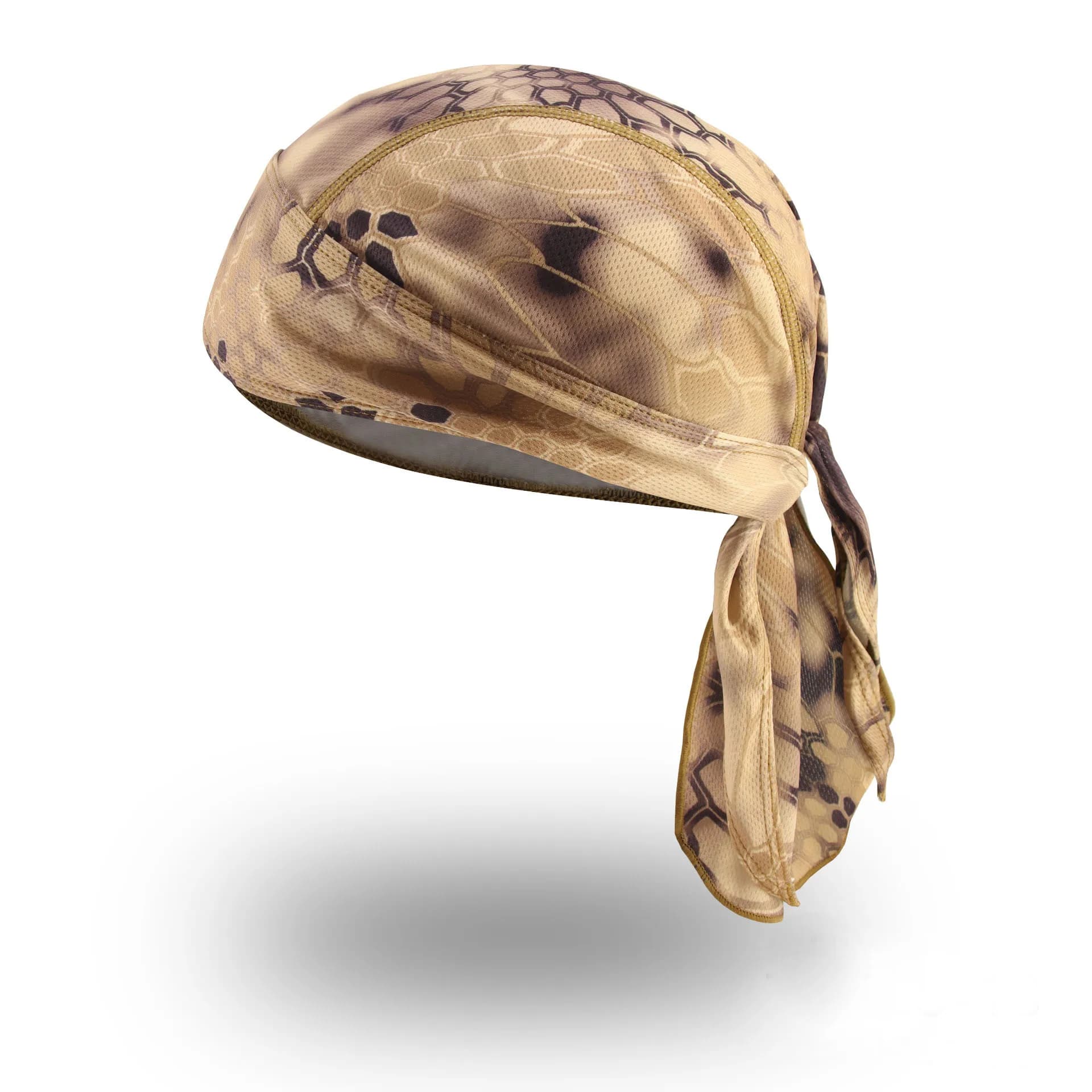 Nouveau bandeau été hommes imprimé casquette de cyclisme Protection solaire Camouflage pêche course 