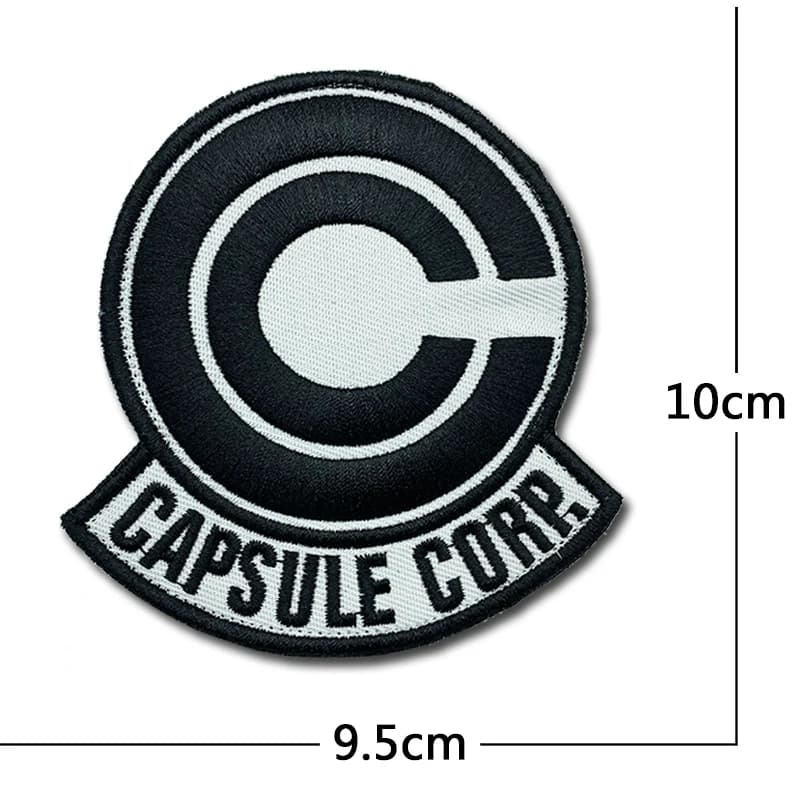 CAPSULE CORP patchs haute qualité brodé tactique militaire Badge crochet boucle brassard 3D bâton su