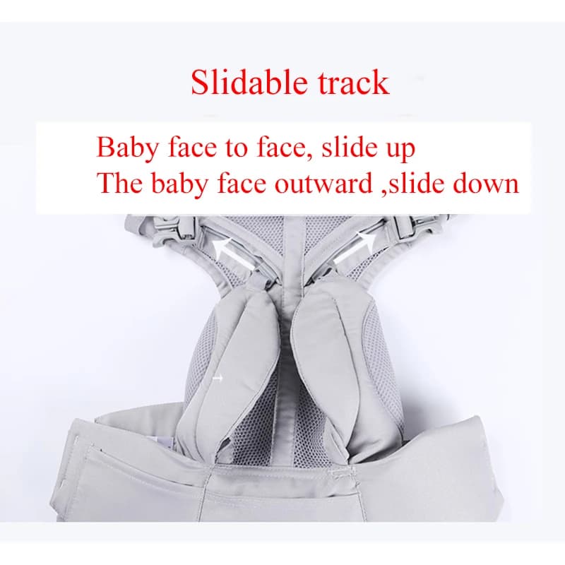 Porte-bébé Ergobaby toutes positions, sling bébé avec tissu en coton respirant pour les quatre saiso