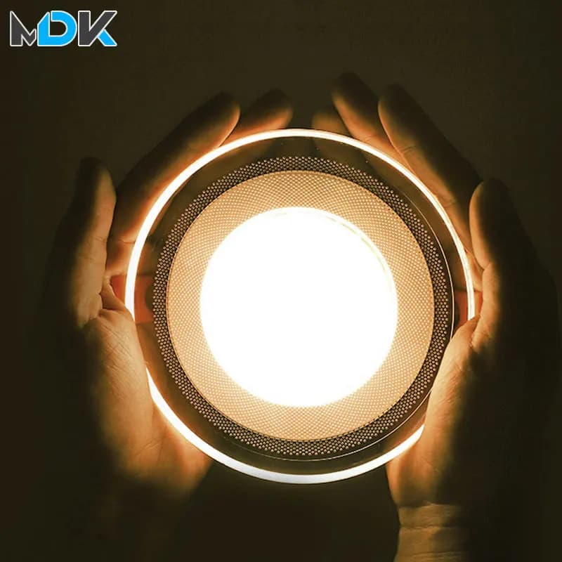 LED Downlight 9W 7W 5W 3W Guide de lumière plafonniers encastrés forme ronde panneau acrylique intér