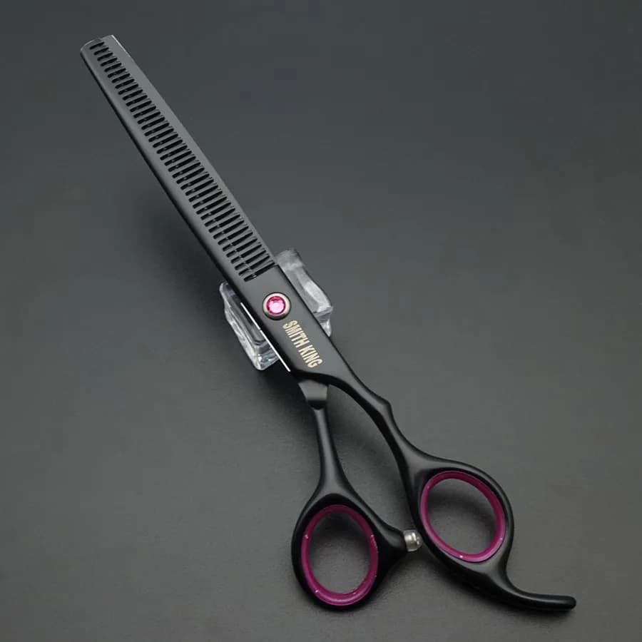Ciseaux de coiffure professionnels, coupe de fil Laser 5.5 "et 6" et 7 "+ jeu de ciseaux de coiffeur