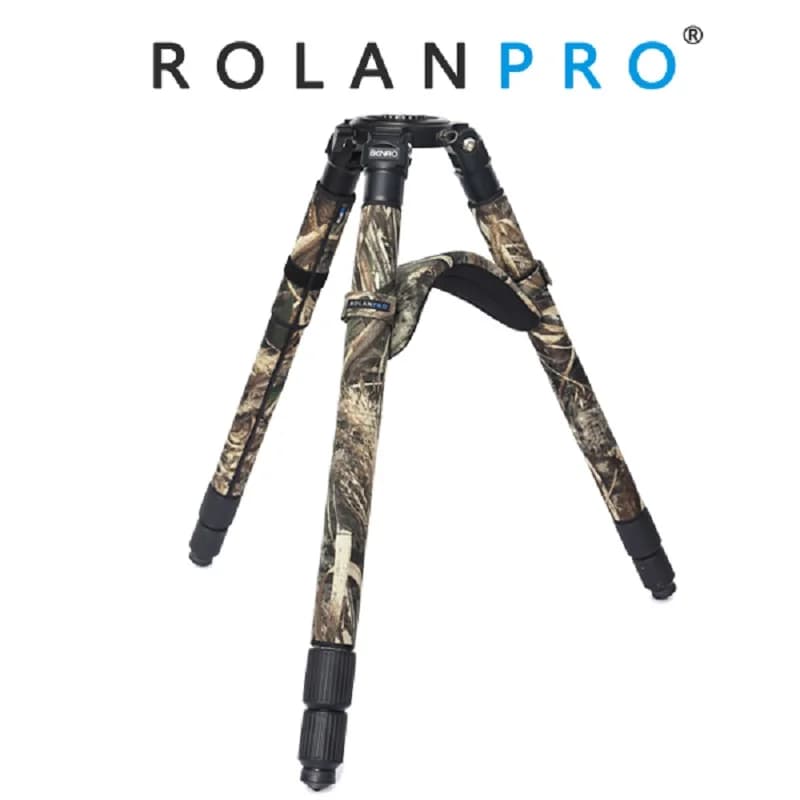 ROLANPRO-Manchon de protection pour trépied sans axe, coussinets lancés, étui pour pistolets photo, 