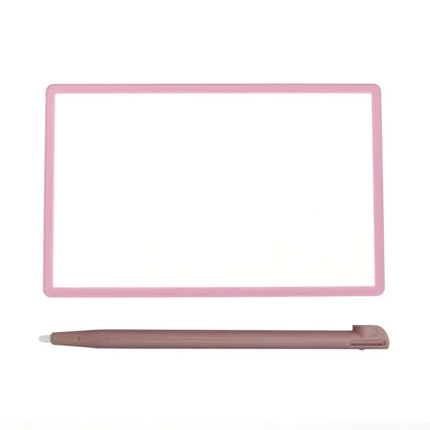 JCD – couvercle en plastique pour écran LCD supérieur et stylet tactile pour nintendo 2DS, pièce de 