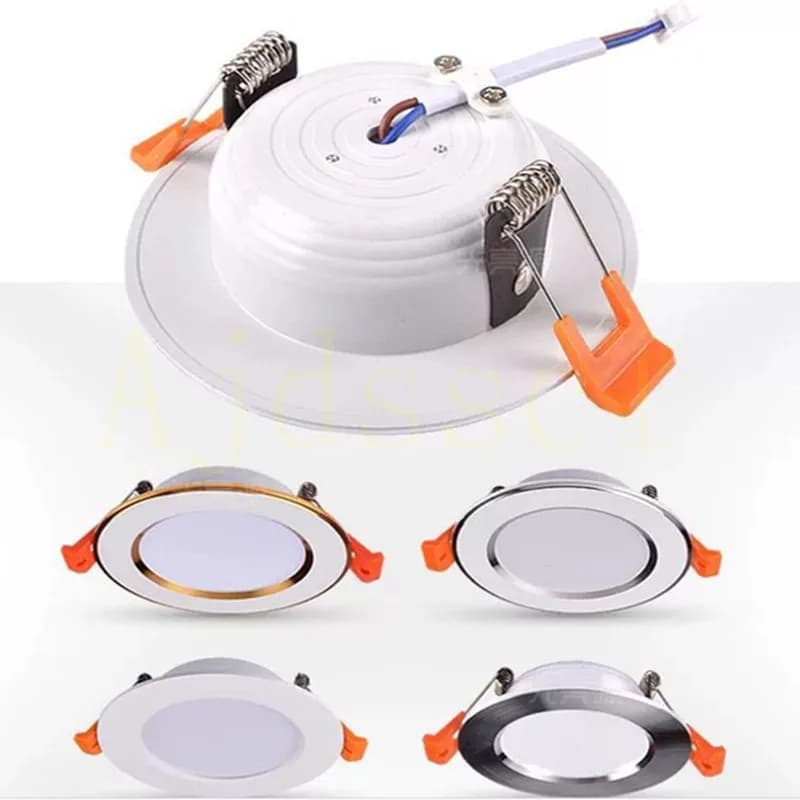 LED Downlight 220V Dimmable trois couleurs gradation 5W 7W 9W 12W 15W encastré LED plafonnier Downli