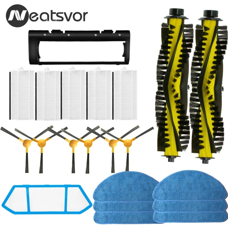 Filtre Hepa, brosse principale pour aspirateur Neatsvor X500 X520 X600 Pro Tesvor X500 T8 S6 Ikhos, 