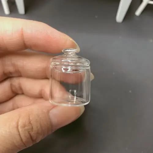 Accessoires pour maison de poupée 1:12, affichage de modèle de scène Miniature, Mini pot à pâtisseri