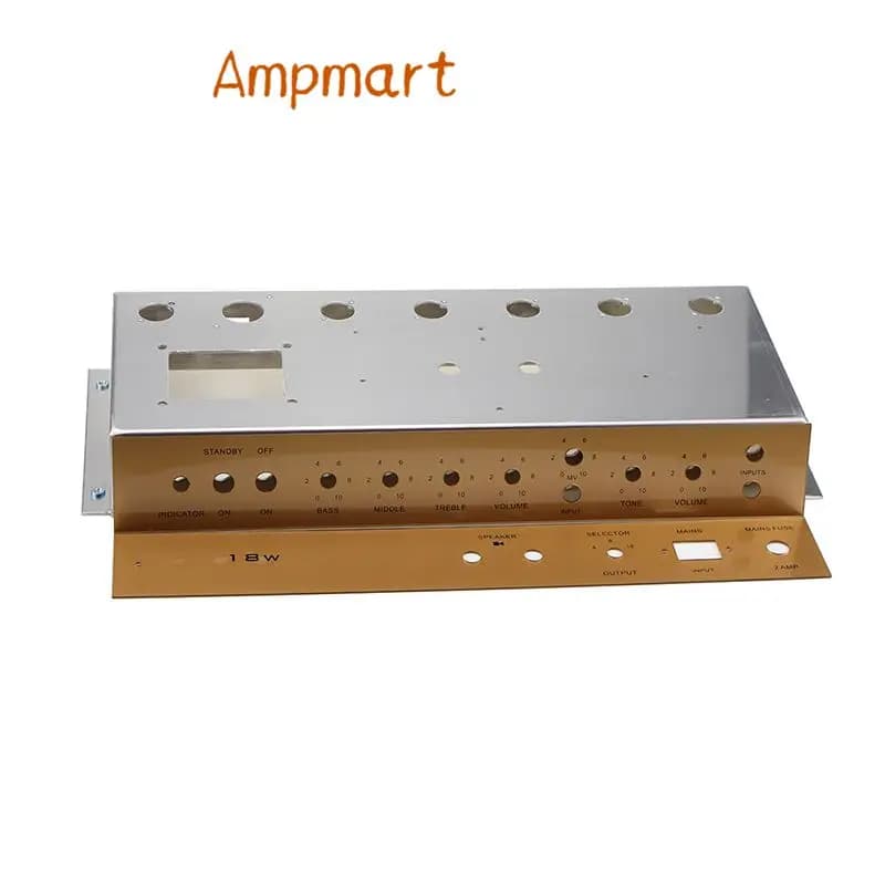 Ampmart – châssis TMB en aluminium de 18 watts avec plaque frontale en acrylique, 1 pièce