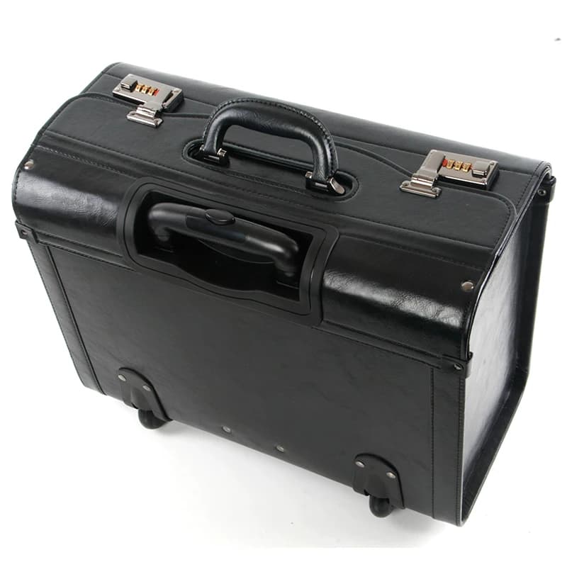 Sac à main de voyage sur roues, rétro, sac à roulettes, fourre-tout à roulettes, pour femme d'hôtess