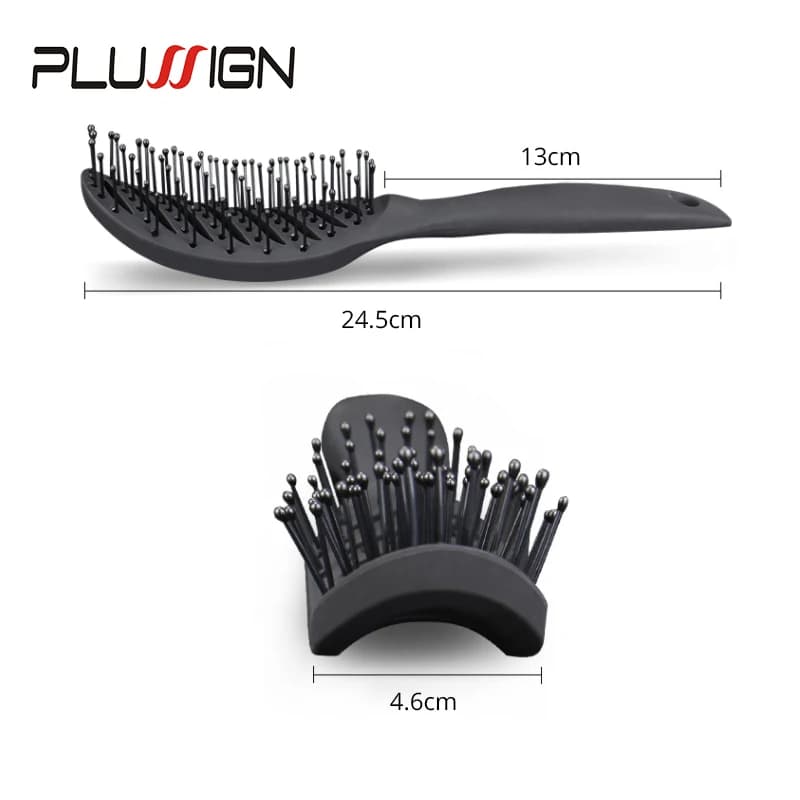Brosse à cheveux bouclés, peigne de Massage pour Salon de coiffure, brosse de séchage démêlante, bro