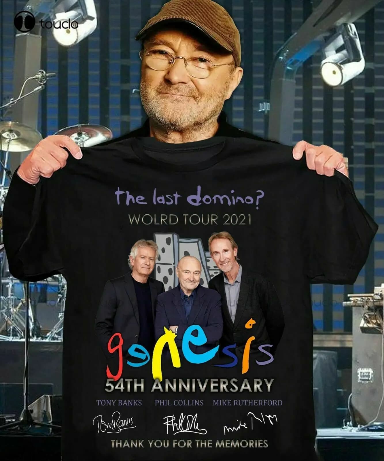 T-shirt de remerciement unisexe The Last Dom37World Tour, Genesis 54th Workers, cadeau personnalisé,