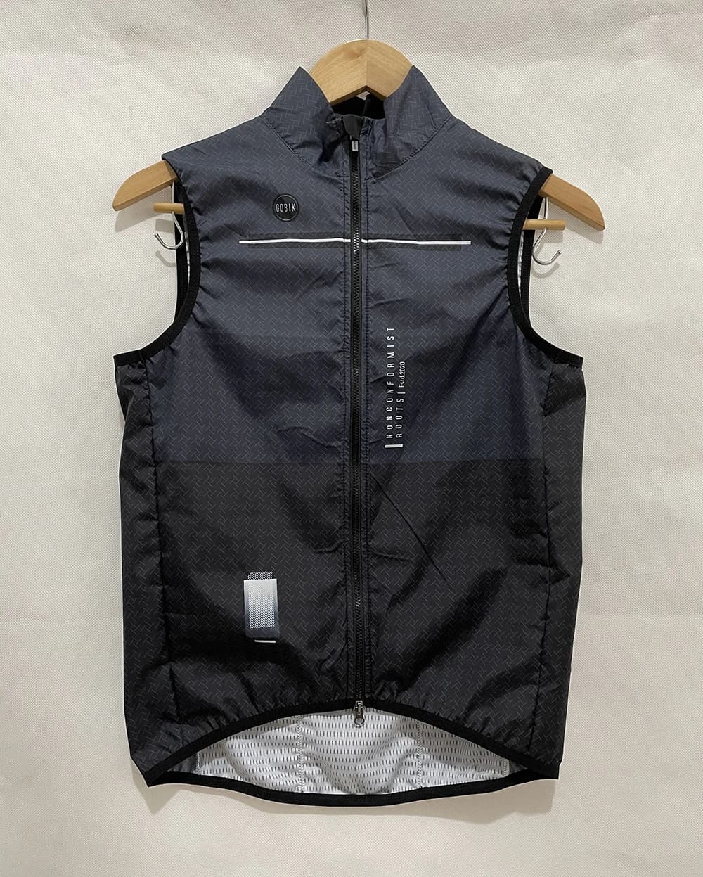 Gilet coupe-vent sans manches pour hommes, livraison en 48 heures, noir, de haute qualité, léger, re