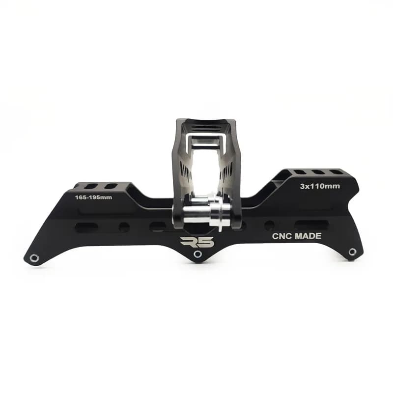 Base de patinage en ligne Slalom Speed Transfer, R5 Unbalance Rub Frame, Matter Yellow Green, F1 Gi3