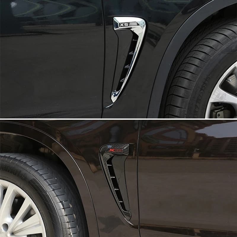 9 Styles d'autocollant de ventilation latérale de voiture, autocollant d'admission de flux d'air de 