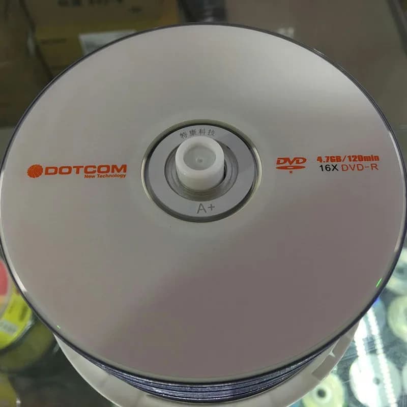 50pcs lecteurs DVD disques CD DVD-R vierges 4.7GB 16X multimédia enregistrable Bluray Compact écritu