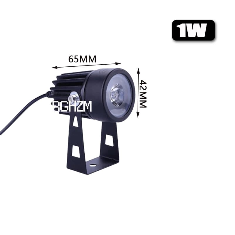 LED lumières de jardin 1W 3W 7W lampe à gazon étanche IP65 DC12V 24V décoration de jardin chemin pro