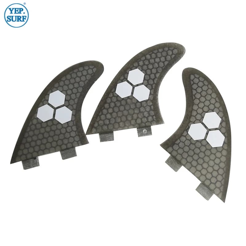 UPSURF-Aileron de surf en accent d'abeille FCS FIN L, ailerons en carbone pour planche de surf, stab