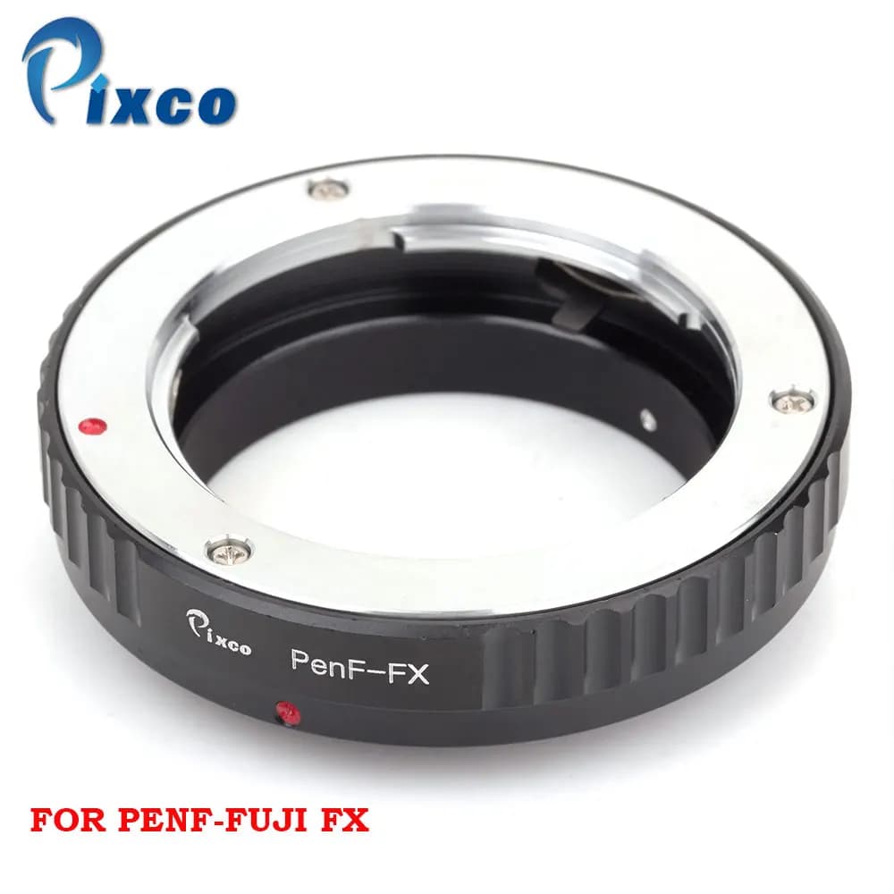 Pixco pour stylo f-fx adaptateur d'objectif costume pour Olympus Pen F à Fujifilm X Camera X-A5 X-A2