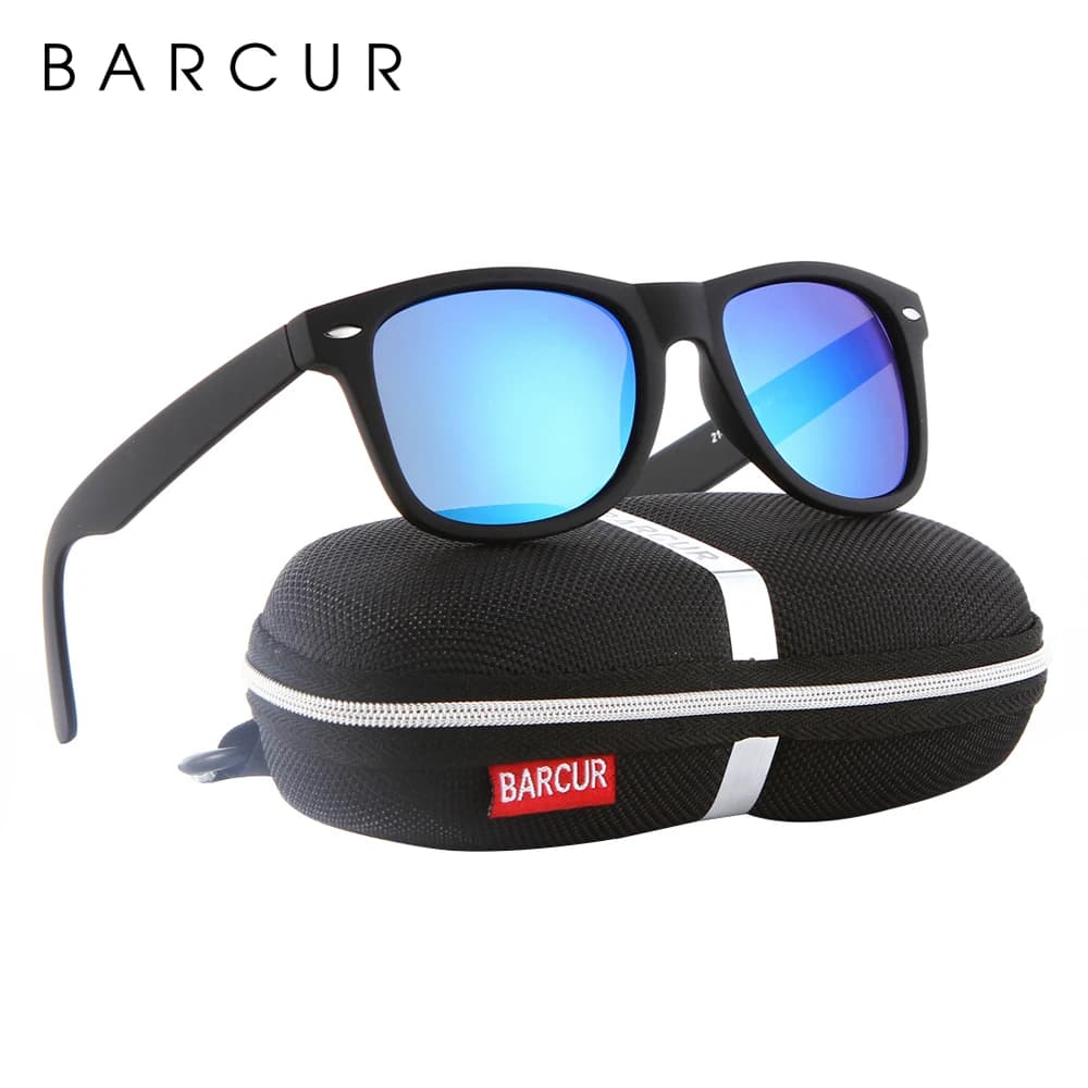 BARCUR lunettes rétro hommes lunettes de soleil Vintage mode classique marque lunettes femmes lunett