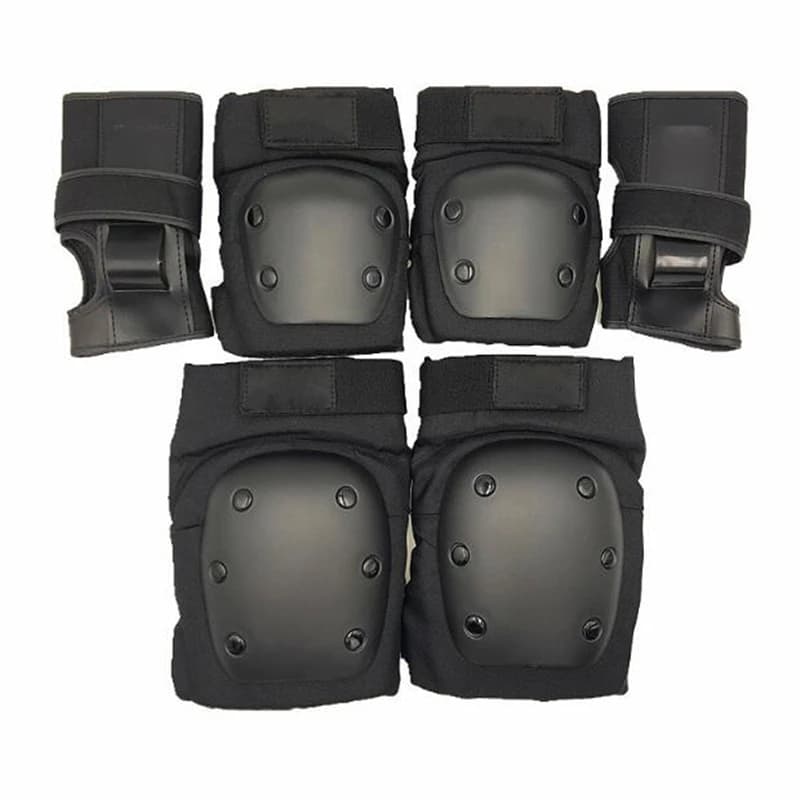 Casque professionnel à 6 patins de protection pour adultes, patins à roulettes, scooter, poignet, co