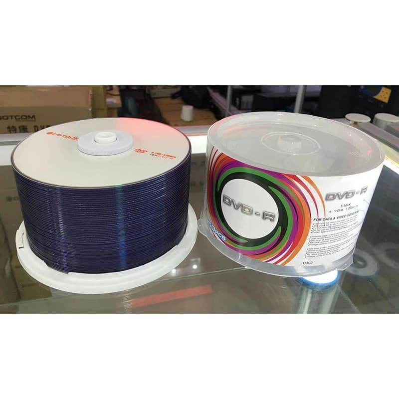 50pcs lecteurs DVD disques CD DVD-R vierges 4.7GB 16X multimédia enregistrable Bluray Compact écritu