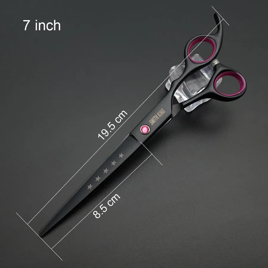 Ciseaux de coiffure professionnels, coupe de fil Laser 5.5 "et 6" et 7 "+ jeu de ciseaux de coiffeur