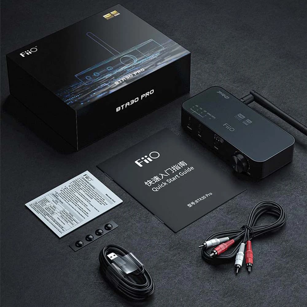FiiO – BTA30 PRO HiFi Audio Bluetooth, USB DAC, amplificateur décodeur XMQS PC TV, émetteur récepteu
