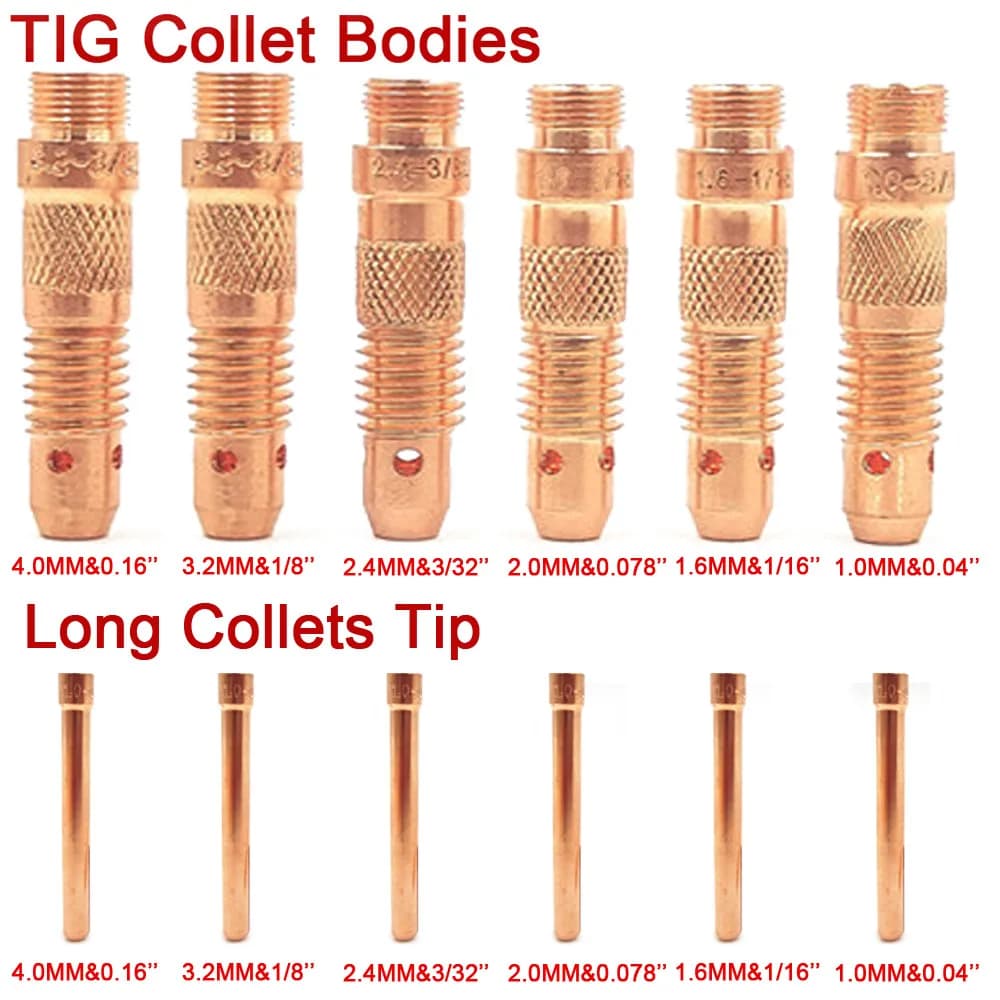 Lentille à gaz pour torche de soudage TIG, 50 pièces, pour WP17 WP18 WP26, capuchon arrière TIG, Kit