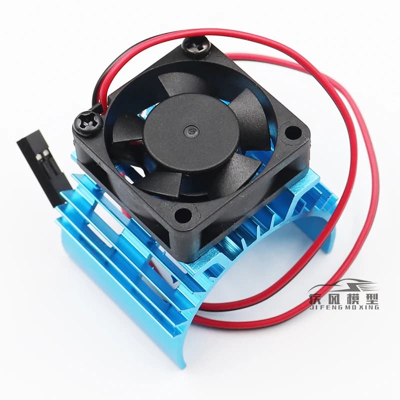 Couvercle de dissipateur thermique pour voiture électrique, pièces RC, moteur sans balais, ventilate