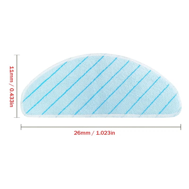 Tissu de vadrouille lavable pour aspirateur électrique Ecovacs Deebot Ozmo T9 AIVI T9 PRO T9 MAX T9,
