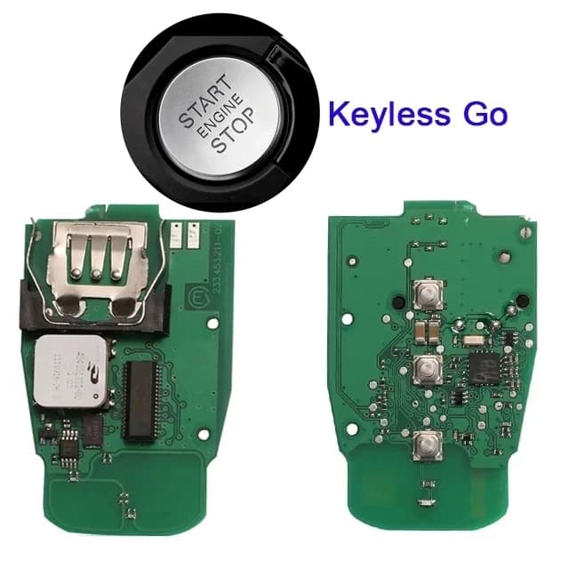 KEYECU 754J Clé de voiture à télécommande sans clé pour Audi A4 A5 A6L A7 A8 Q5 4G0959754F 4G0959754