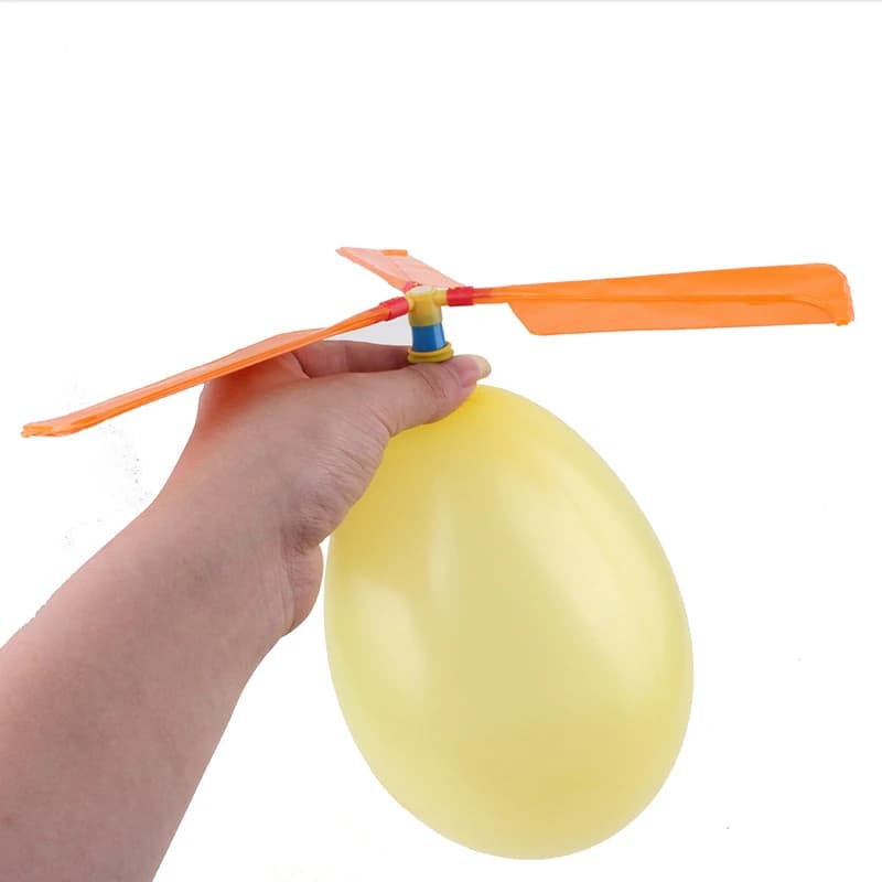 1pc Fun physique expérience fait maison ballon hélicoptère bricolage matériel maison école Kit éduca