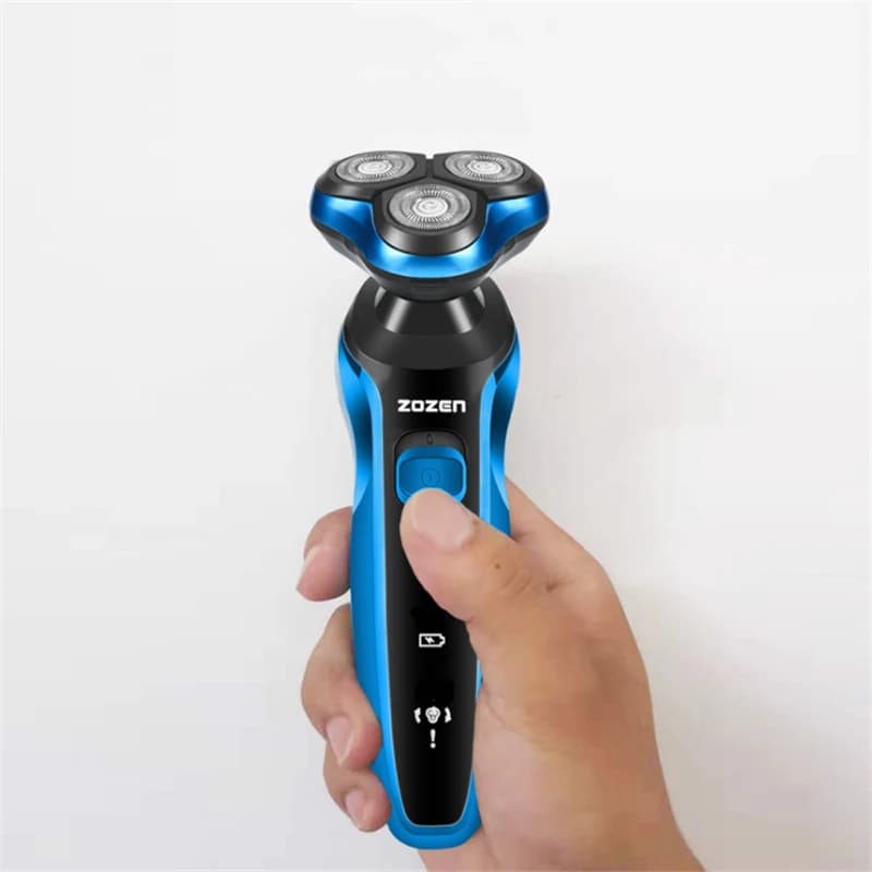 ZOZEN Rasoir électrique rechargeable, machine à raser, rasoir pour nettoyer la barbe, pour hommes, u