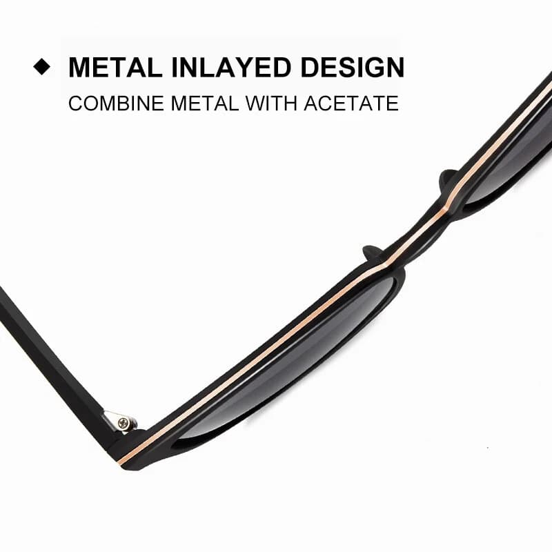 CAPONI – lunettes de soleil polarisées pour hommes, Design classique, protection des yeux, nuances n