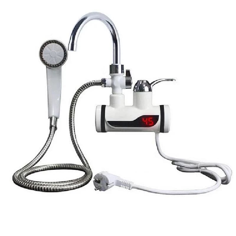 Chauffe-eau sans réservoir avec douche chauffe-eau électrique instantané 220V affichage numérique ro