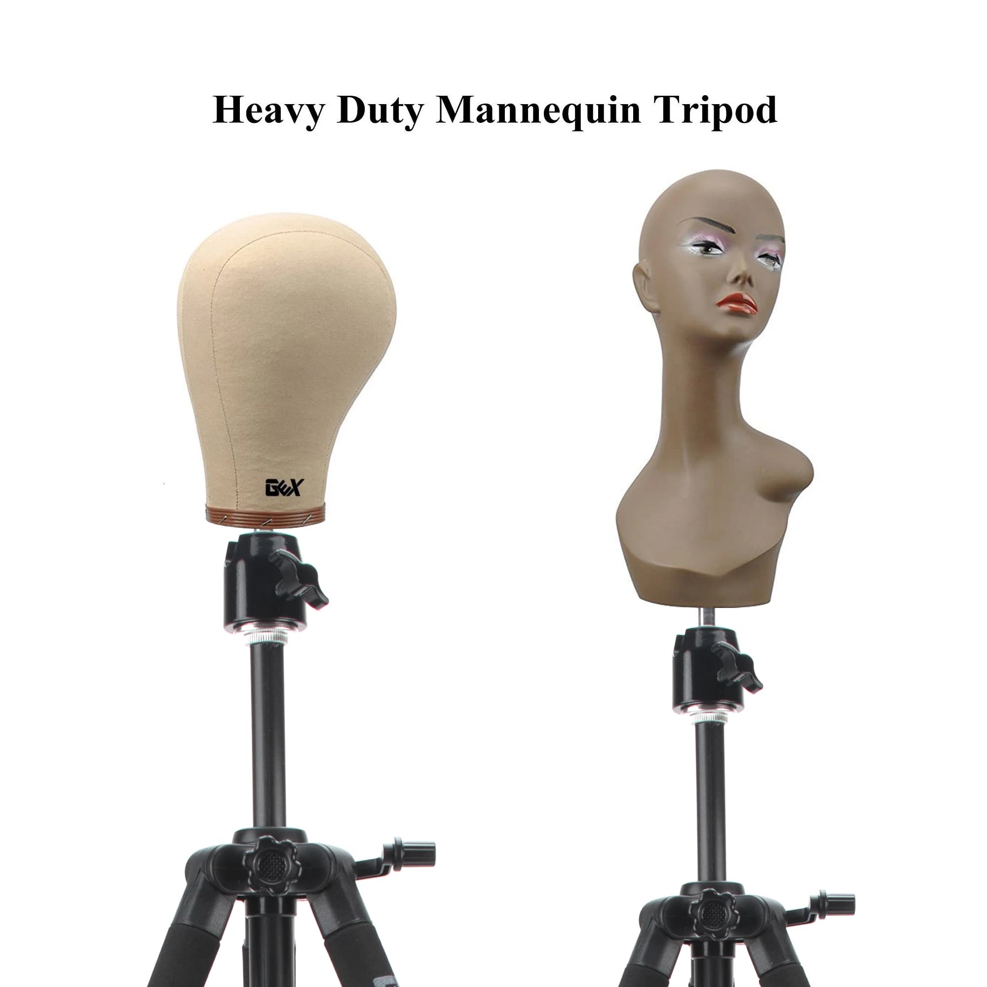 Trépied de Mannequin de formation multifonction GEX/support d'appareil photo, bloc de toile, tête de