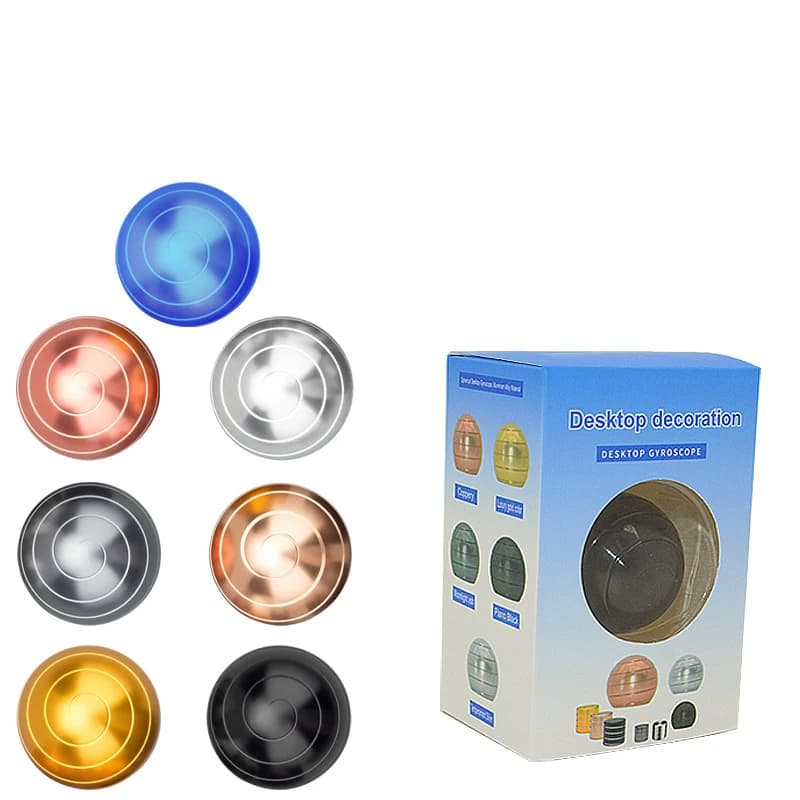 Jouet métallique anti-Stress pour adultes, en alliage d'aluminium, décompression, hypnose, gyroscope