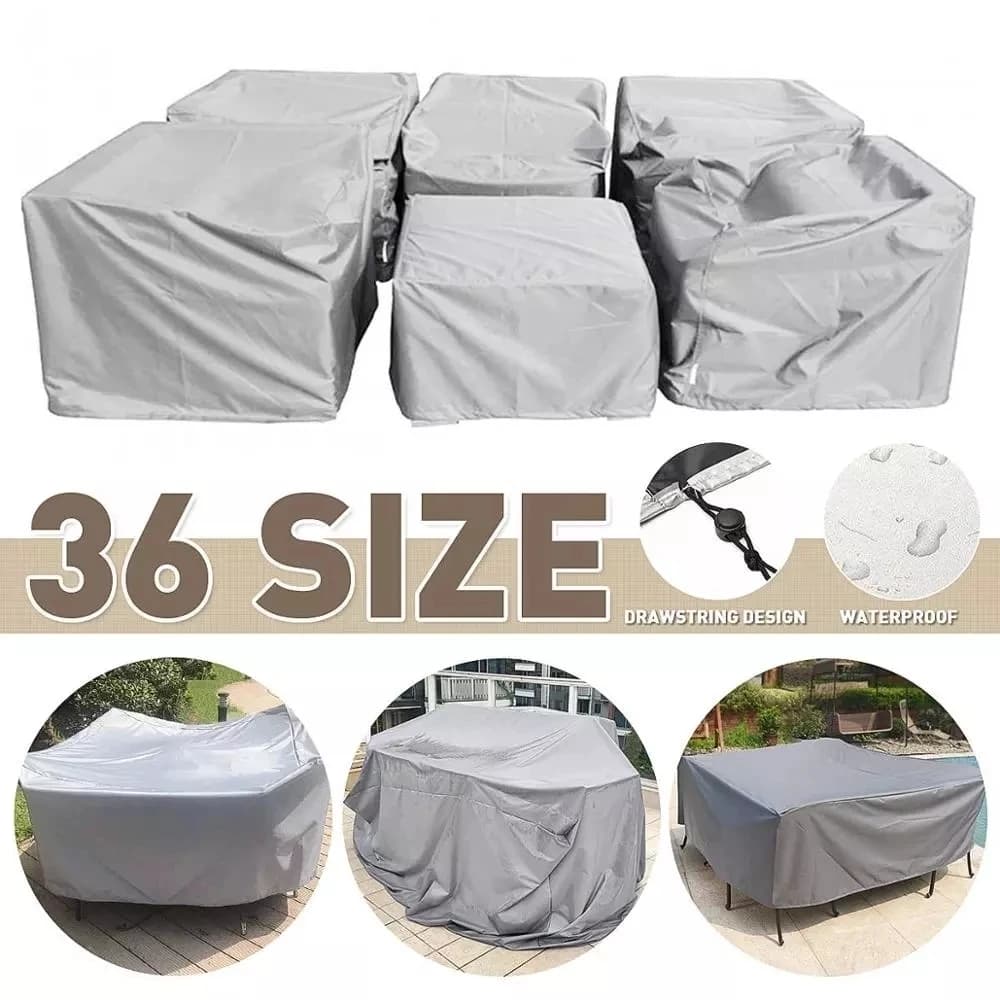Multi-TANFurniture-Juste de Protection Imperméable pour Jardin Extérieur, Juste pour Canapé, Chaise,