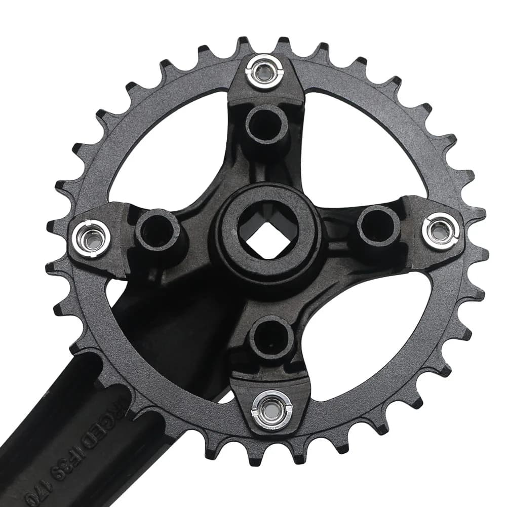 170 104BCD 64BCD vtt vélo manivelle ensemble carré conique manivelle VTT pédalier 30T ~ 42T plateau 