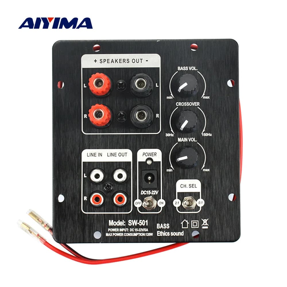 AIYIMA 2.1 caisson de basses numérique SMD amplificateur intégré carte Audio indépendant 2.0 canaux 