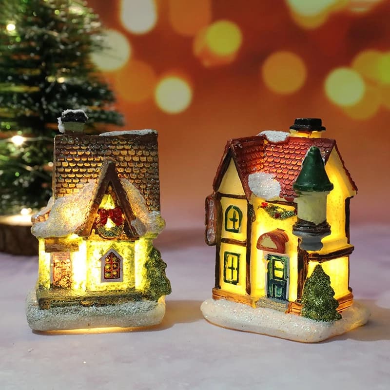 Décorations lumineuses de maison de noël pour ornements de maison, cadeau de noël pour enfants, nouv