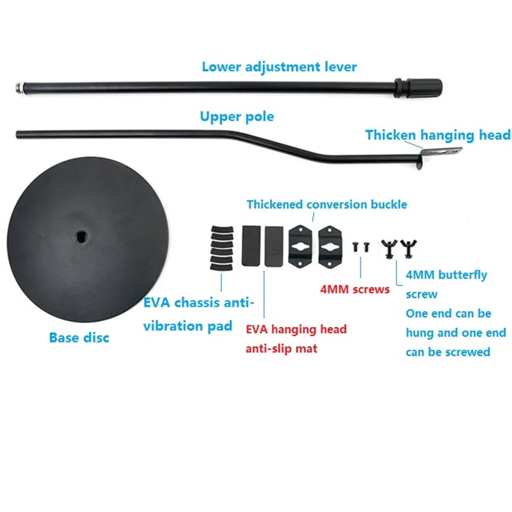 1 paire de supports de haut-parleurs Surround réglables 80-120MM, support de sol universel pour haut