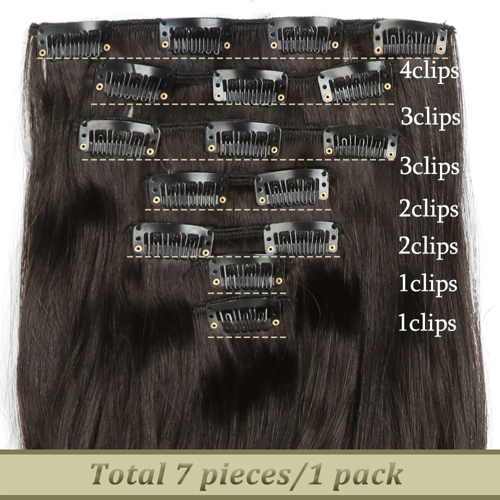 Extension synthétique 24 pouces, 16 Clips, cheveux blonds naturels longs ondulés, postiche en Fiber 