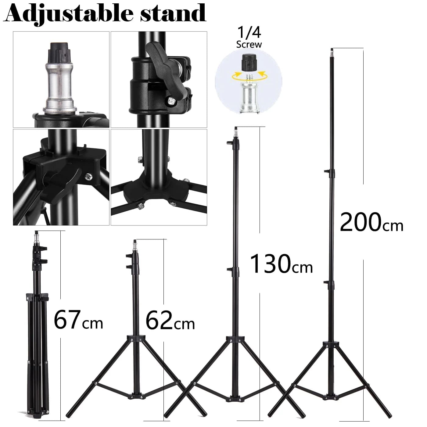 Équipement photographique Photo Studio photographie boîte souple Kit avec Triopode vidéo 50x70 cm bo