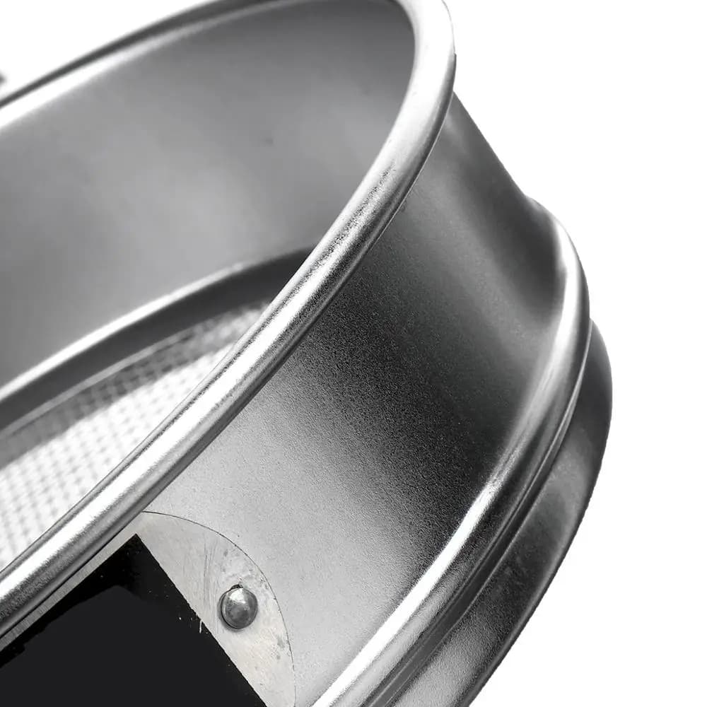 Tamis rond standard en acier inoxydable 500, tamis à ouverture de laboratoire, filtre à poudre de fa