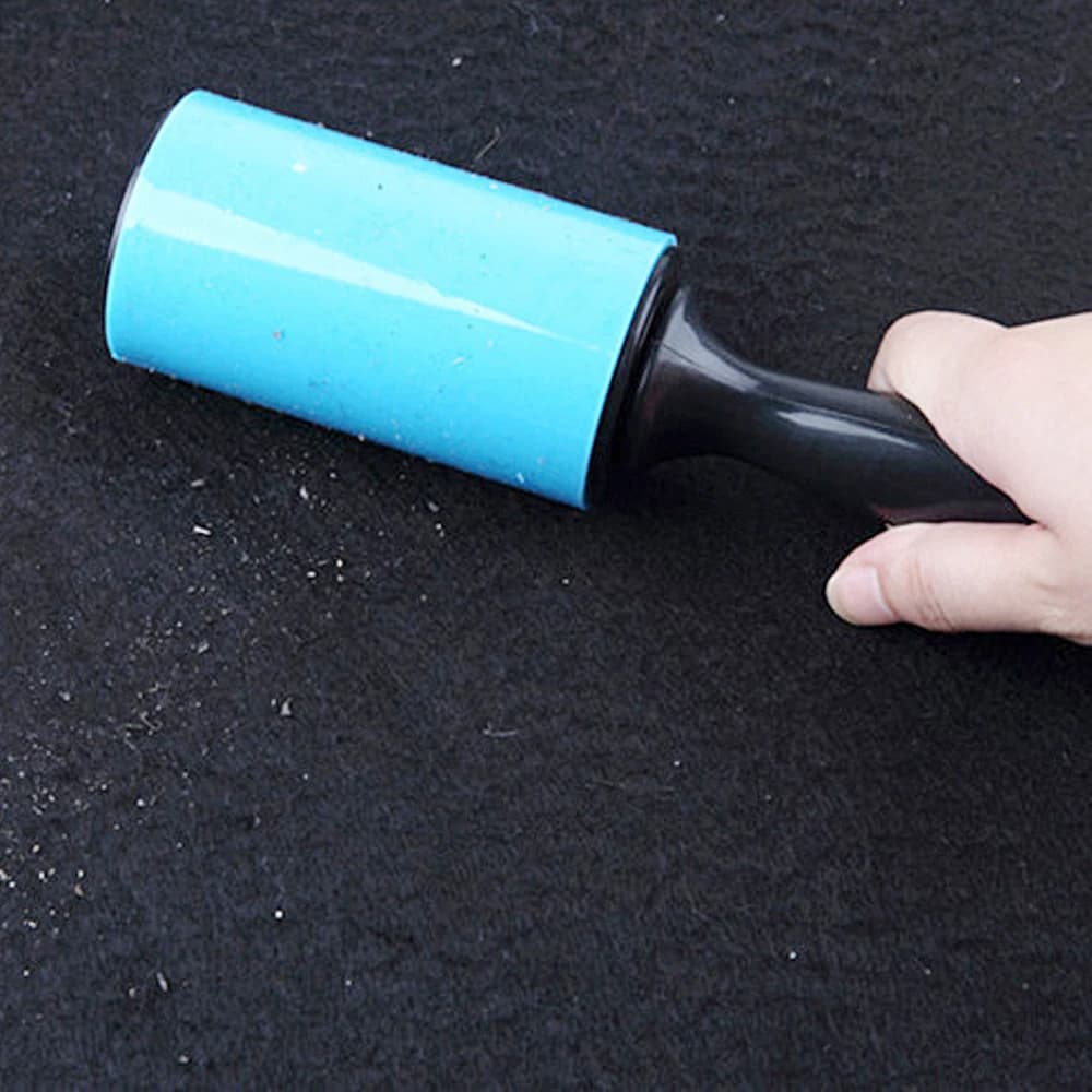 Rouleau collant réutilisable pour livres, vêtements, chat, chien, brosse propre, silicone lavable, d