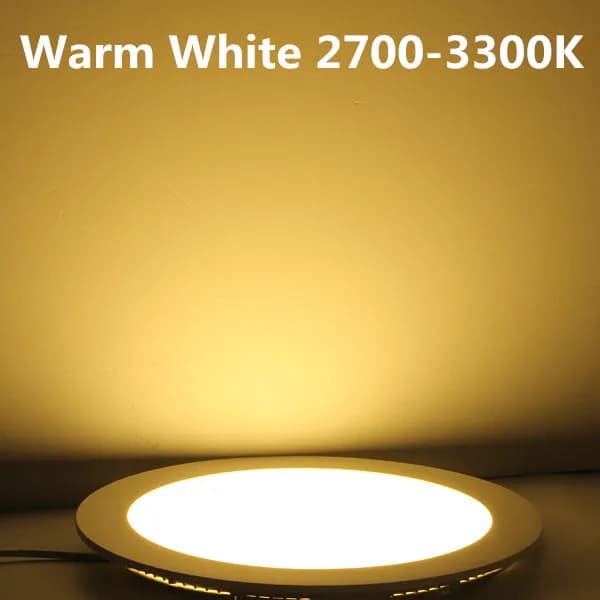 Spot Lumineux LED Encastrable pour le Plafond, Lumière Ultra Brillante, Ampoule Ronde à Intensité Ré