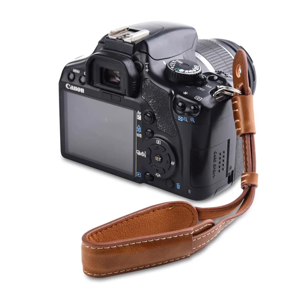 Cuir Caméra Poignet Dragonne Double Couche Flexible Grip pour OLYMPUS O-MD PEN-F EPL9 EPL8 EPL7 EPL6