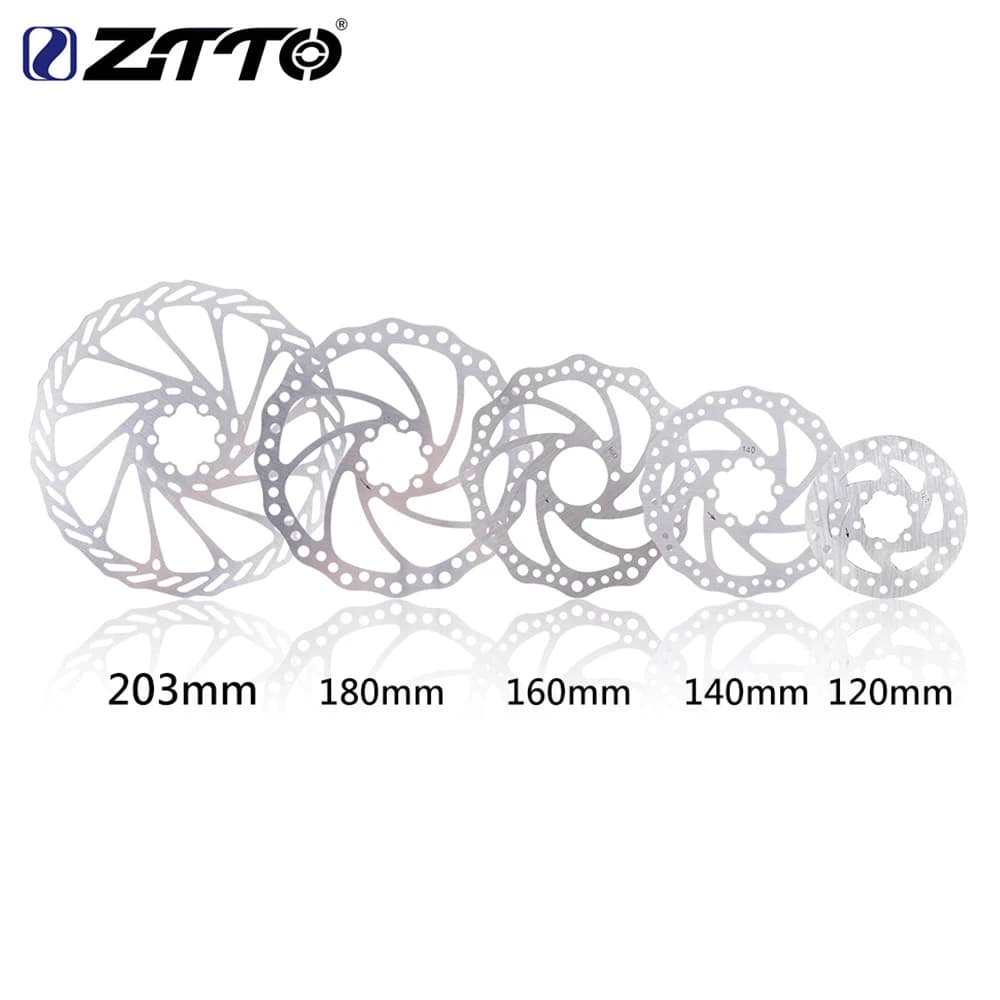 ZTTO Rotor de frein à disque 203mm/180mm/160mm/140mm/120mm 6 pouces Rotors de frein en acier inoxyda