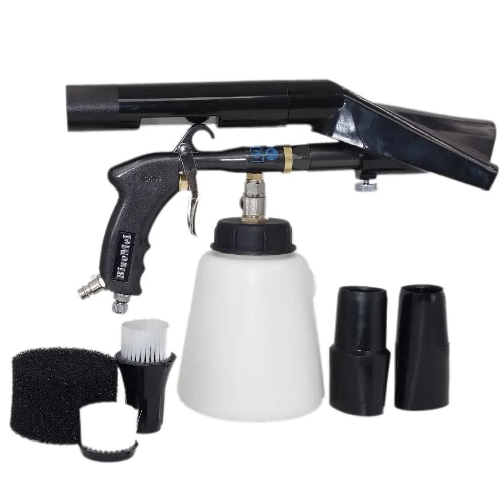 Nouveau Z-020 Air Sochi Haute Qualité Bearring Tube Tornado Gun ChlorVacuum Adaptateur (2 en 1 Clear