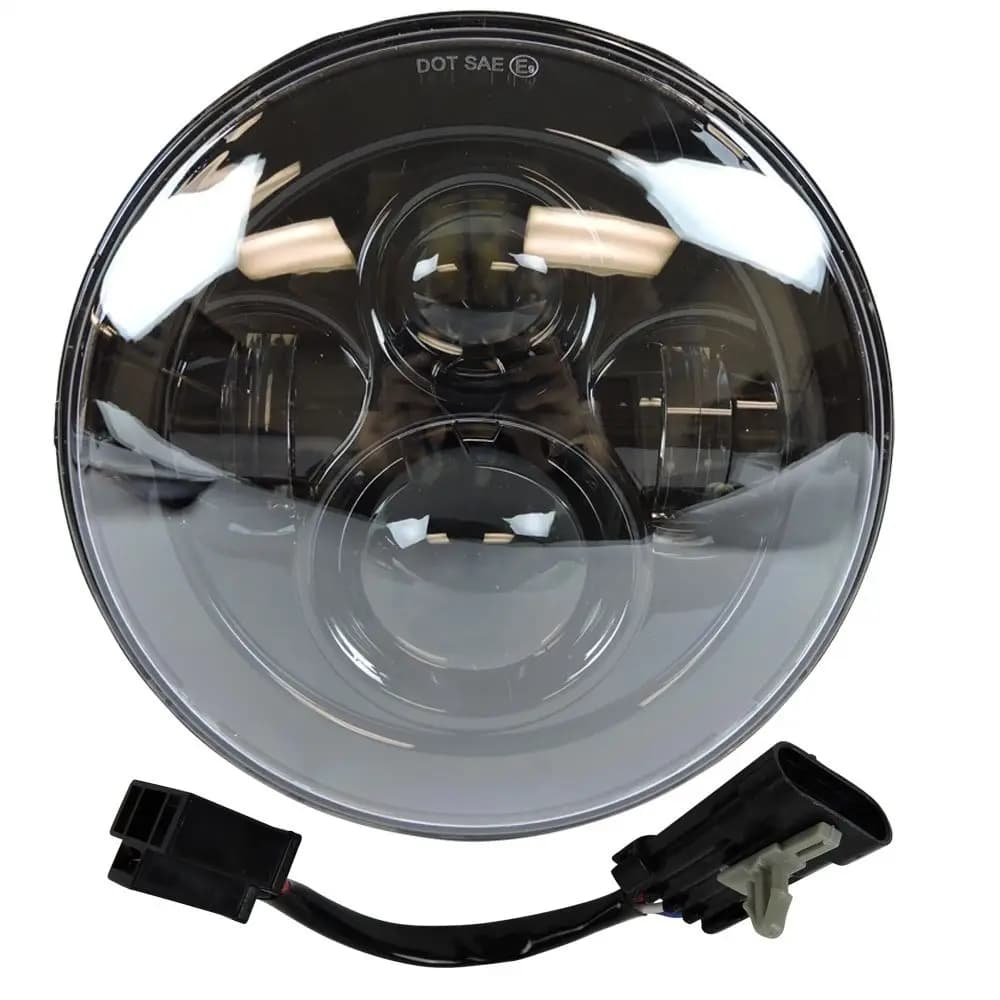 Pour Harley 7 "projecteur Led Moto phare + 4 1/2 antibrouillard feux de croisement pour Touring Elec